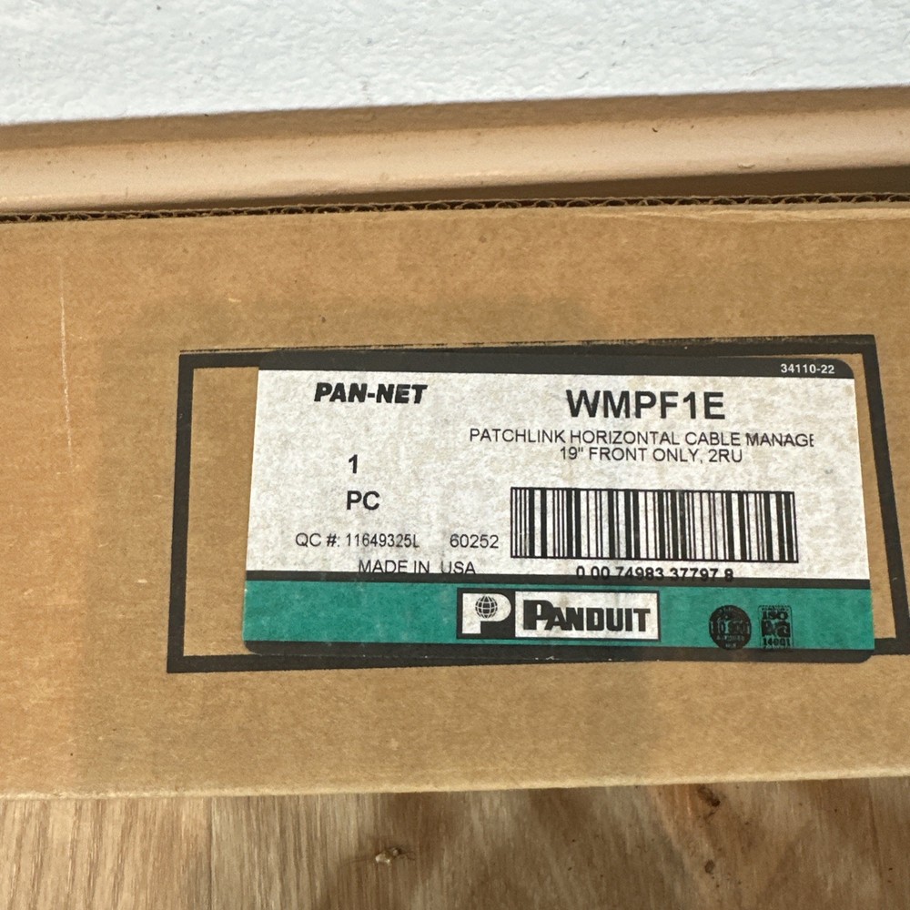 Panduit WMPFSE PatchLink Horizontal Cable Manager 1RU