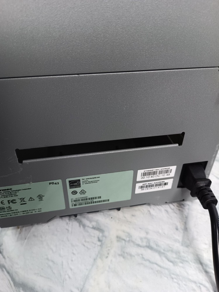 Intermec PD43 Industrial Thermal Label Printer Ethernet USB WiFi