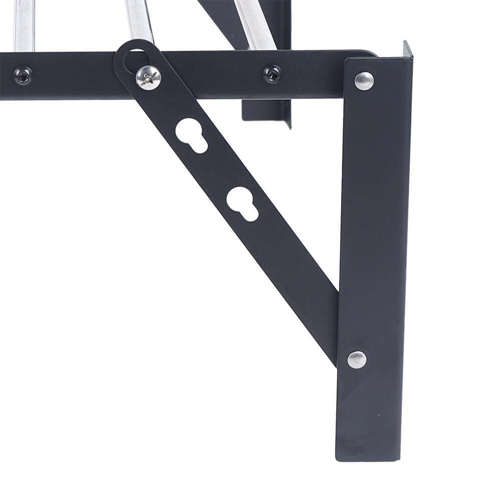 Wall Mount Drying Rack Retractable Folding Dryer Hanger Laundry Clothes Rack