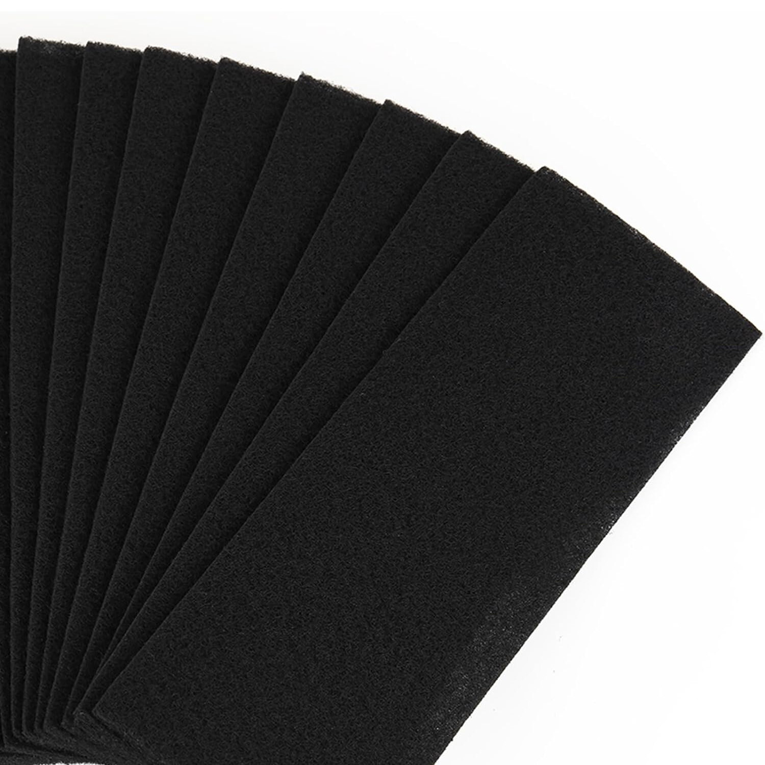 4"X 12"Inch high quality Black Air Carbon Filter Virgin Charcoal for Inline Fan
