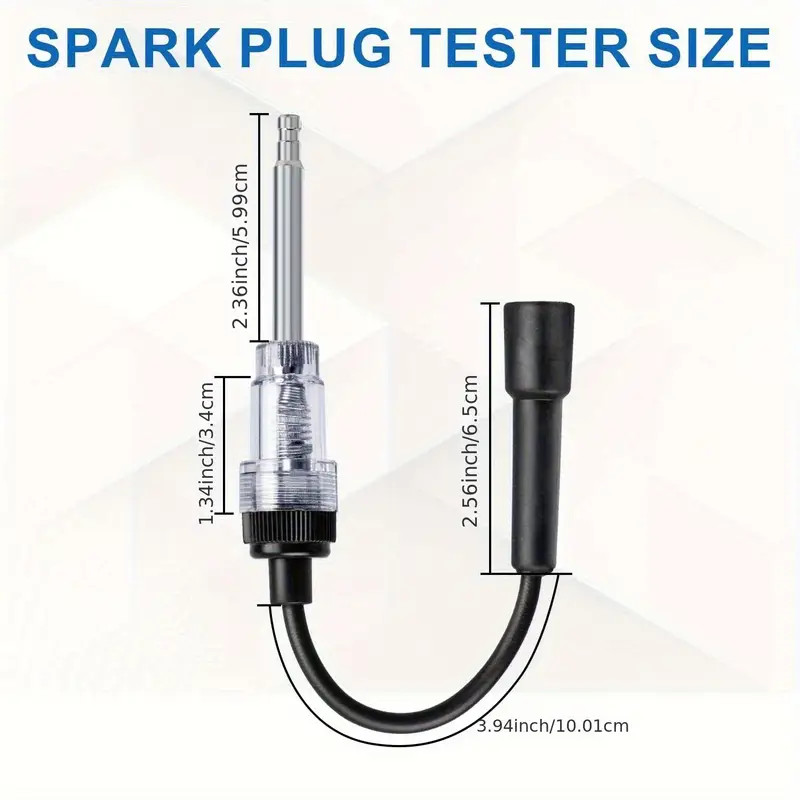 Spark Plug Tester Ignition System Engine In Line Auto Diagnostic Coil Test Tool