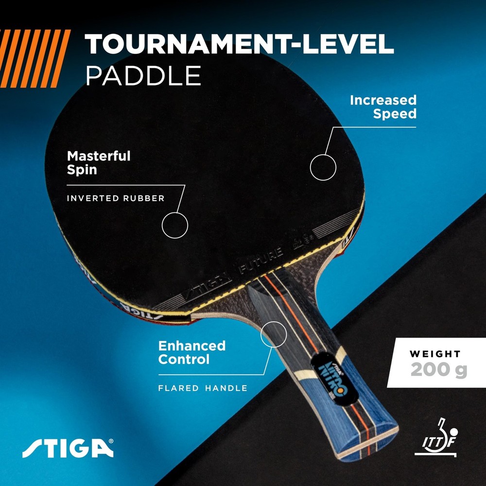 Table Tennis Paddle Set Beginner Intermediate Ping Pong Rackets
