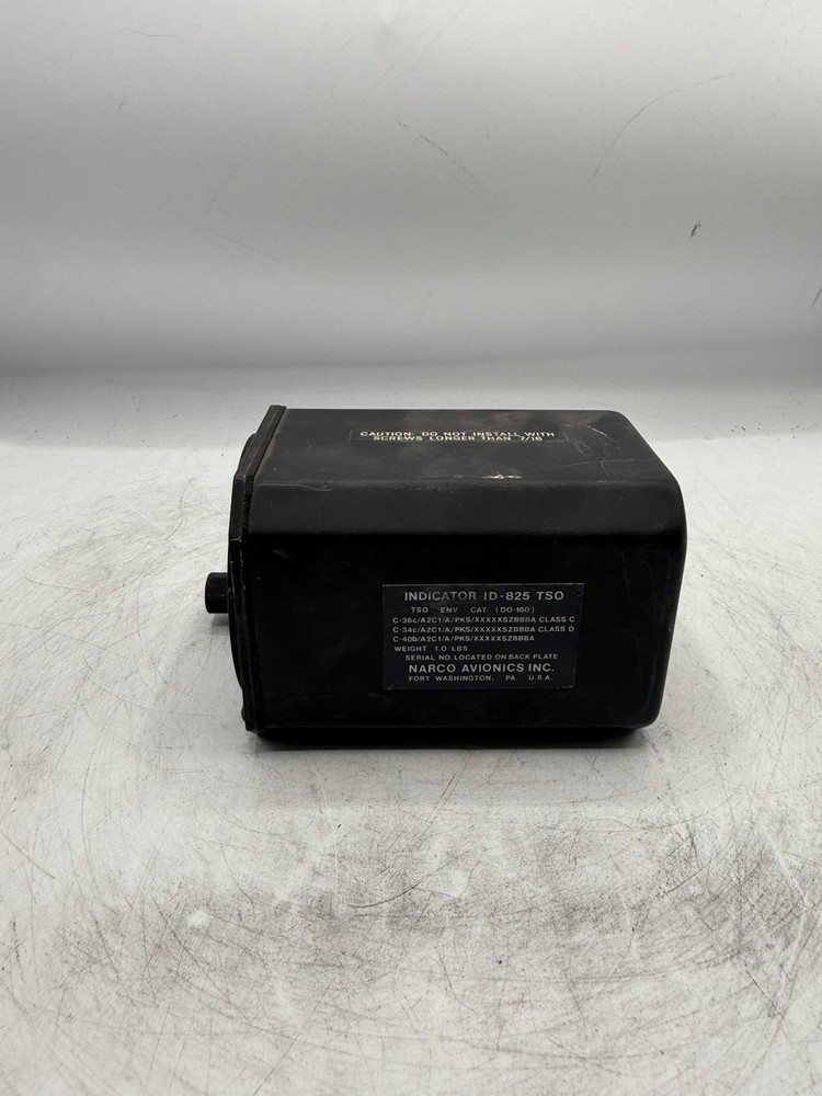 NARCO ID-825 TSO NAVIGATION INDICATOR READ
