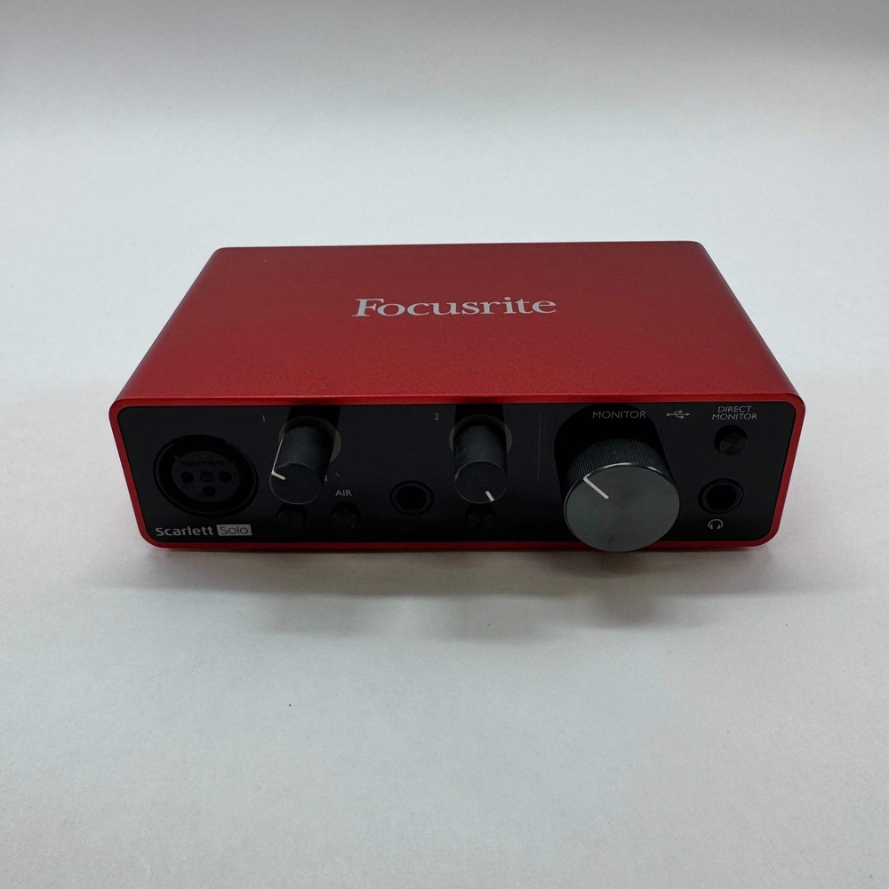 Focusrite Scarlet solo 3rd Gen