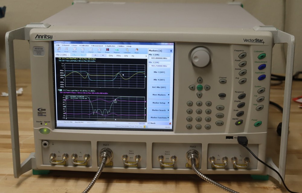 Anritsu MS4644B VectorStar Network Analyzer 70kHz-40GHz LOADED, w/Cal Kit + MORE