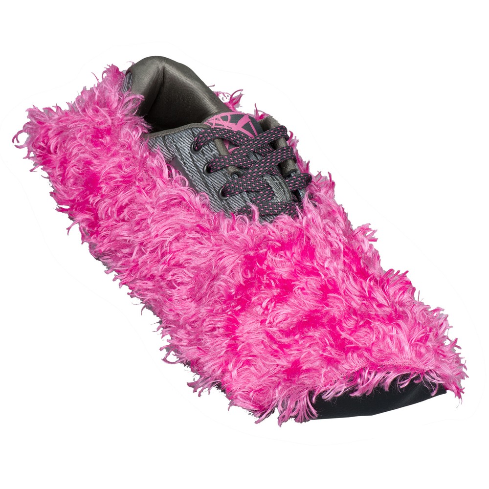 KR Strikeforce Pink Fuzzy Bowling Shoe Covers