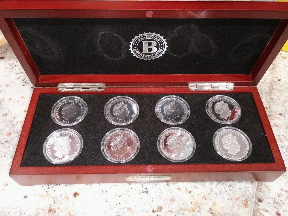 Bradford Exchange 2015 Royal Crown Silver Collection