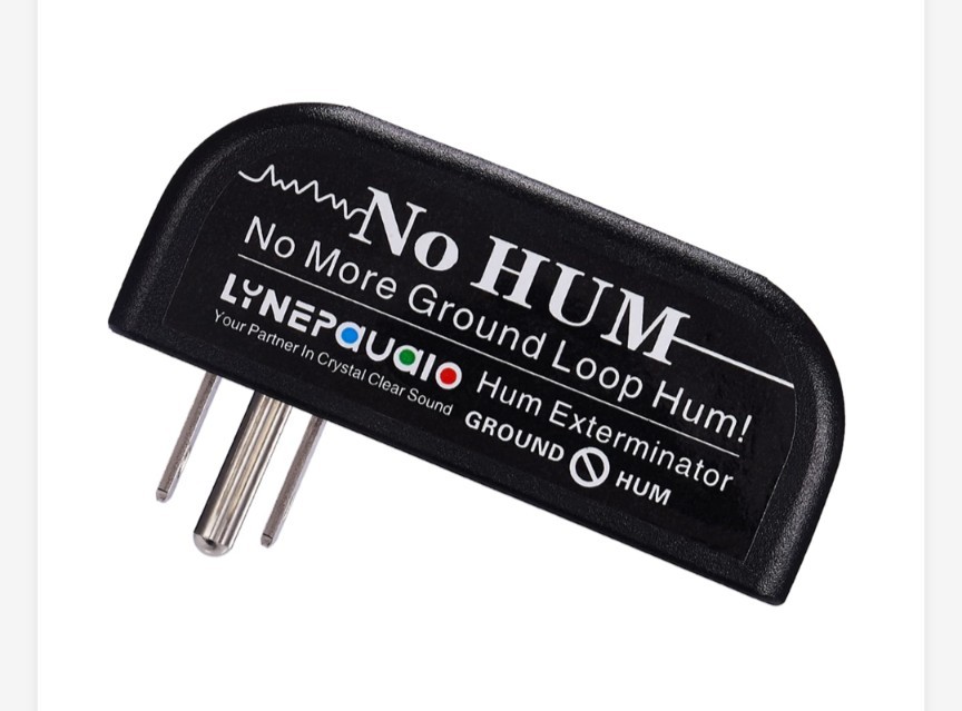 HUIOP Plug-in AC Buzz Killer, AC Ground Loop Noise Eliminator Plug-in AC Buzz