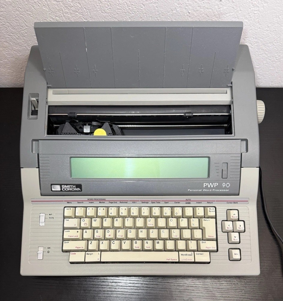 Smith Corona PWP 90 Personal Word Processor Tested Works VG Needs Ribbon