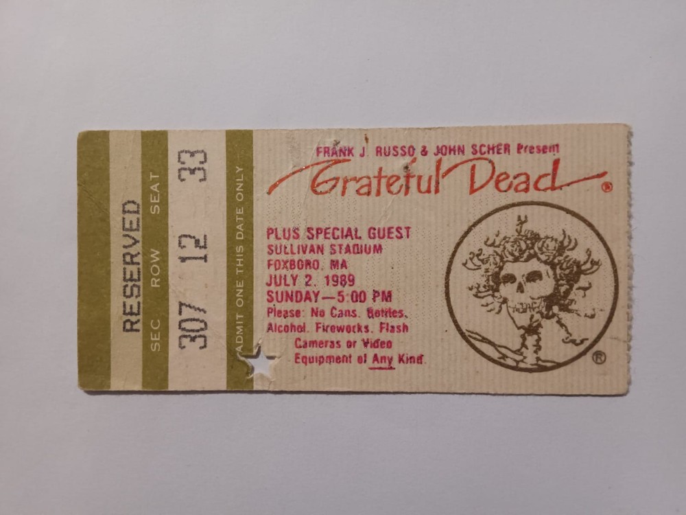 Grateful Dead - Foxboro - July 2, 1989