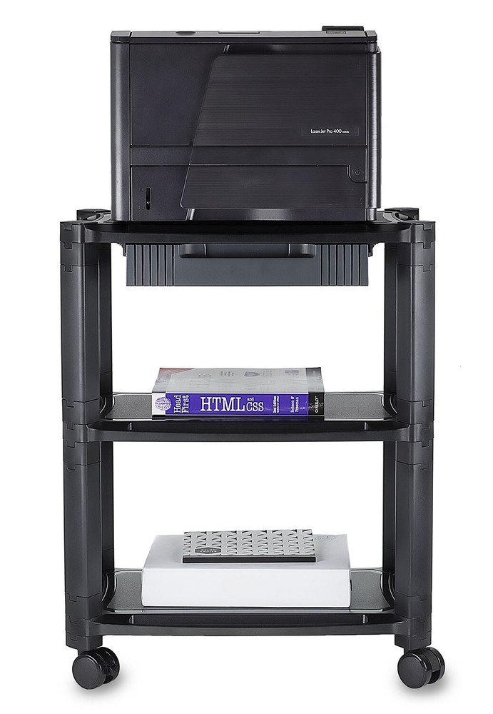 Mount-It! Height Adjustable Rolling Printer Cart
