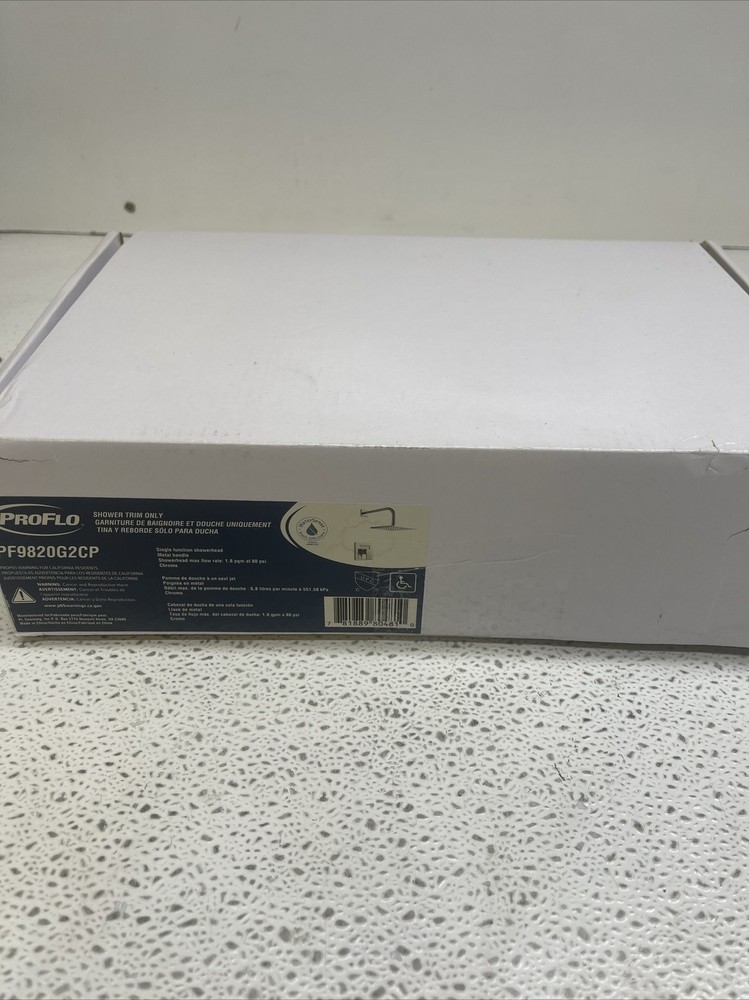 PROFLO PF9820G2 Kelper Shower Only Trim Package - Chrome READ