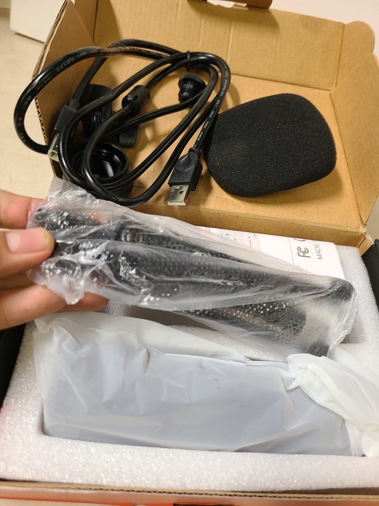 NASUM USB Computer Microphone, Enhanced Condenser USB Microphone AK 1