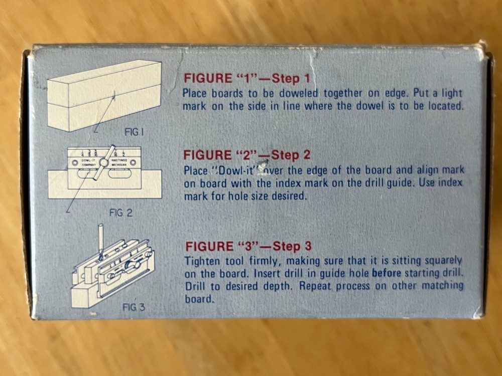 "Dowl-it" Self-Centering Dowel Drill Guide Model No. 1000.
