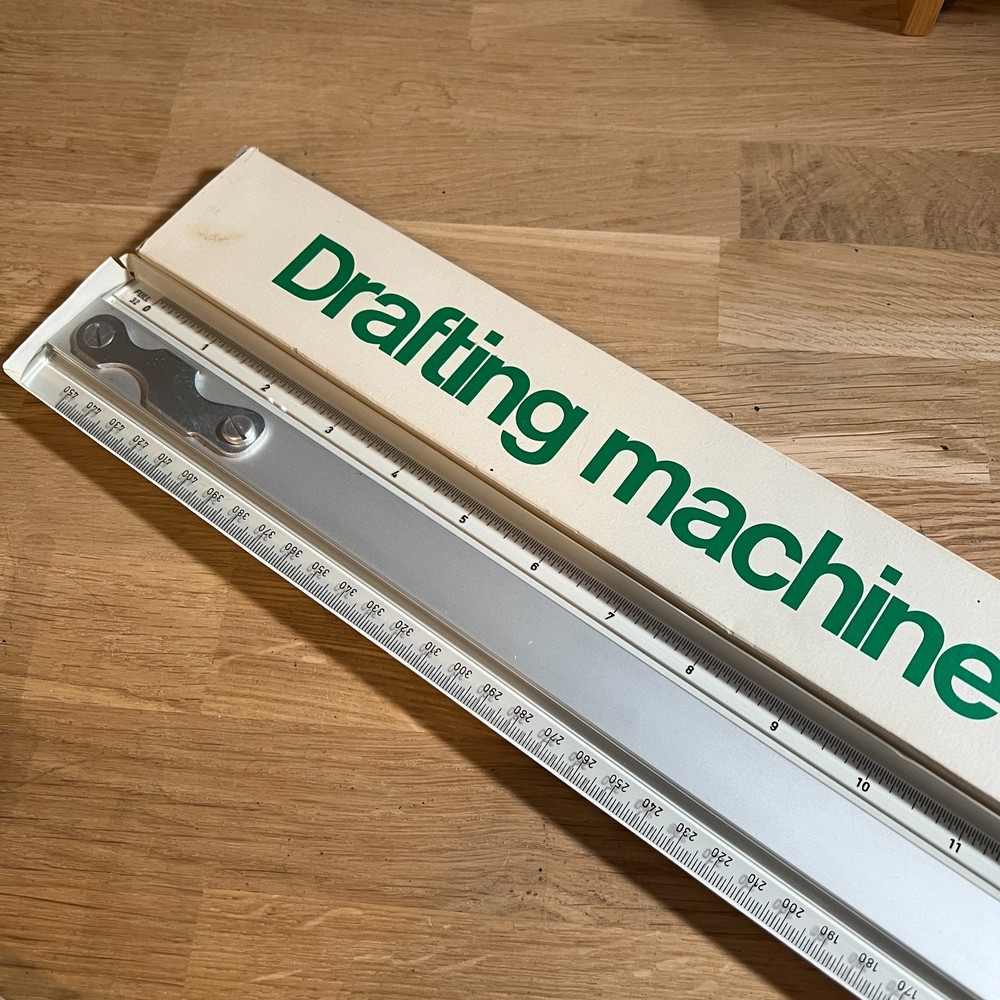 Rumold 18" Drafting machine scale 60 0623 Style 26 rule