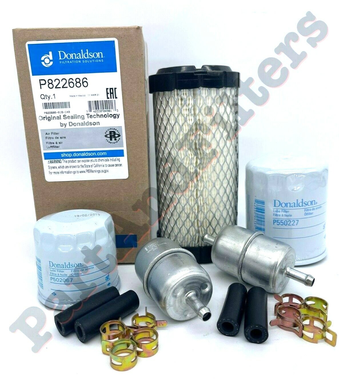 Filter Maintenance Kit for Kubota ZD18 ZD21 Oil Fuel Air