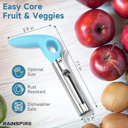 Stainless Steel Apple Corer with Handle
