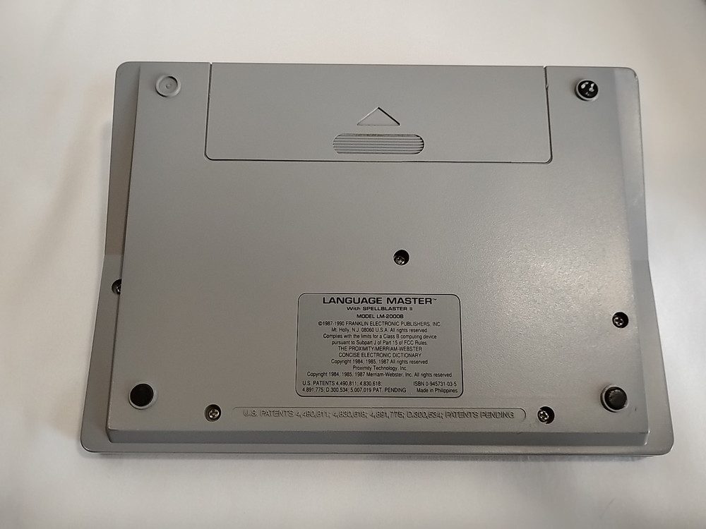 Franklin Language Master LM-2000B Dictionary Thesaurus Language Master, Tested