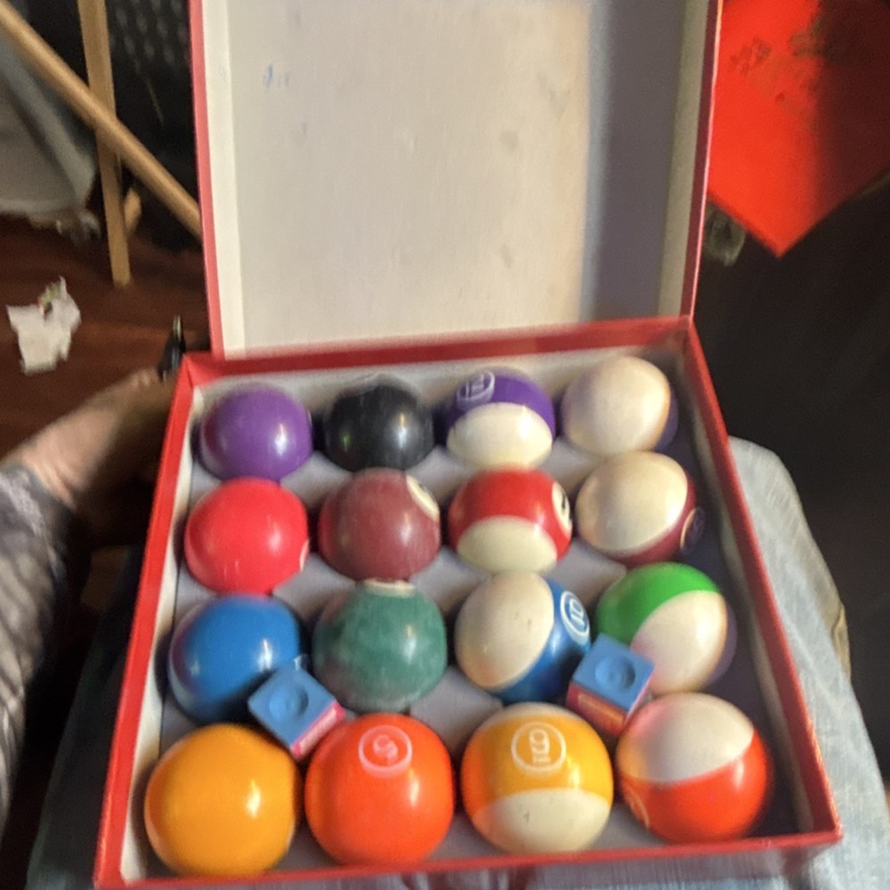 Brunswick Centennial Precision Balanced Complete Billiard Ball Set