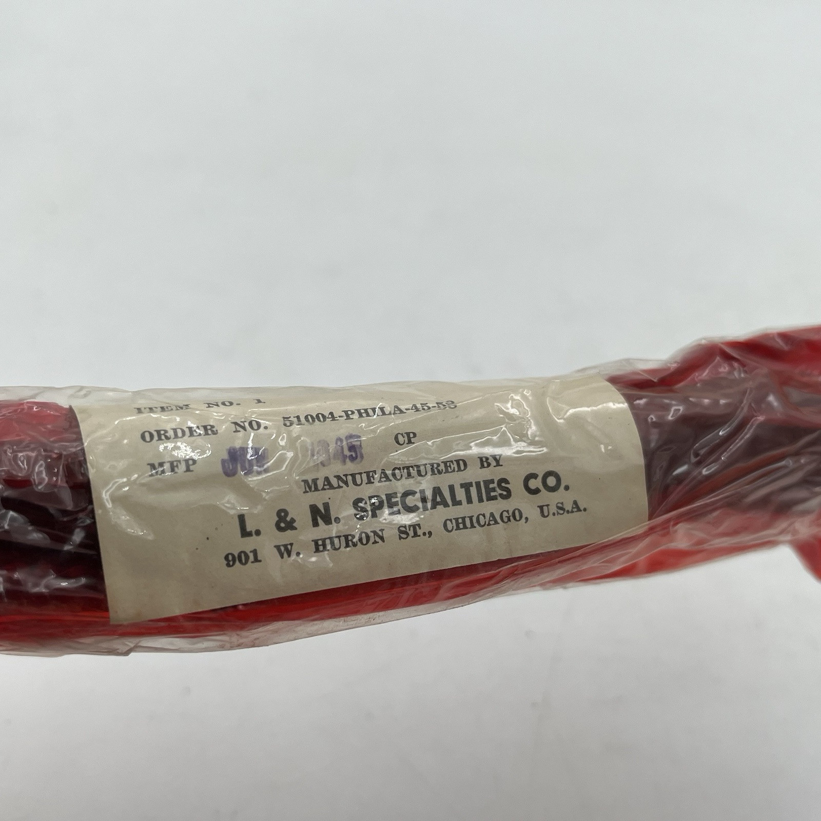 Machinist Tool Chest Box REPLACEMENT LEATHER HANDLE Antique VTG NOS 1945 WW2 New