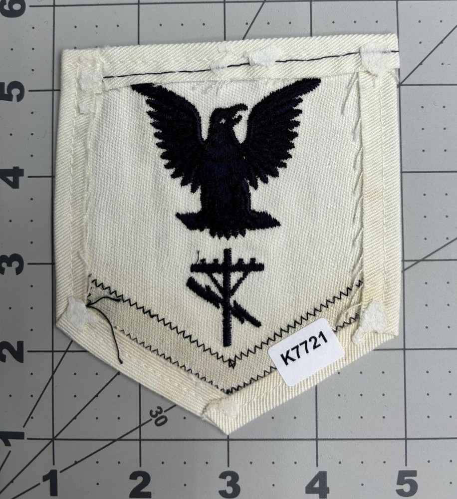USN Construction Electrician 3rd Class Rate Patch Inv# K7721