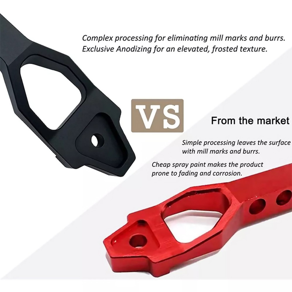 Heavy Duty Battery Hold Down Alloy Bracket Battery Tie Down Bracket J Hook Set