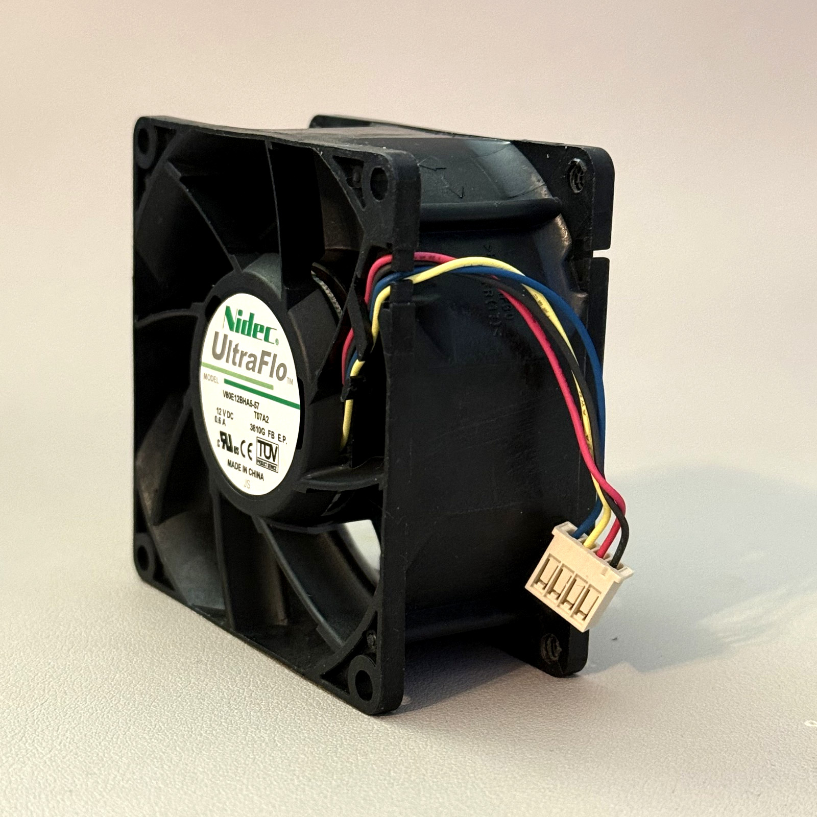 SUPERMICRO 12V PWM 80mm HotSwappable Fan NIDEC UltraFlo V80E12BHA5-57 FAN-0126L4