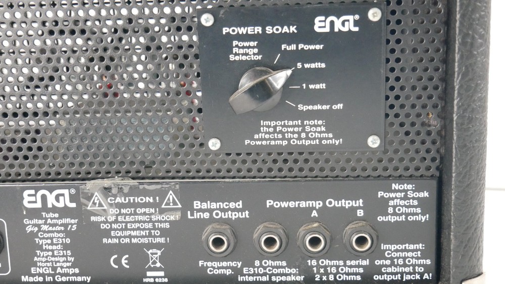 ENGL TUBE AMPLIFIER HEAD GIGMASTER 15
