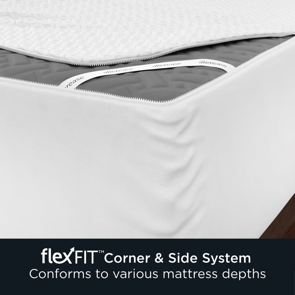 AllerEase Platinum Mattress Cover Protector, Full- ZipOff Top, Waterproof