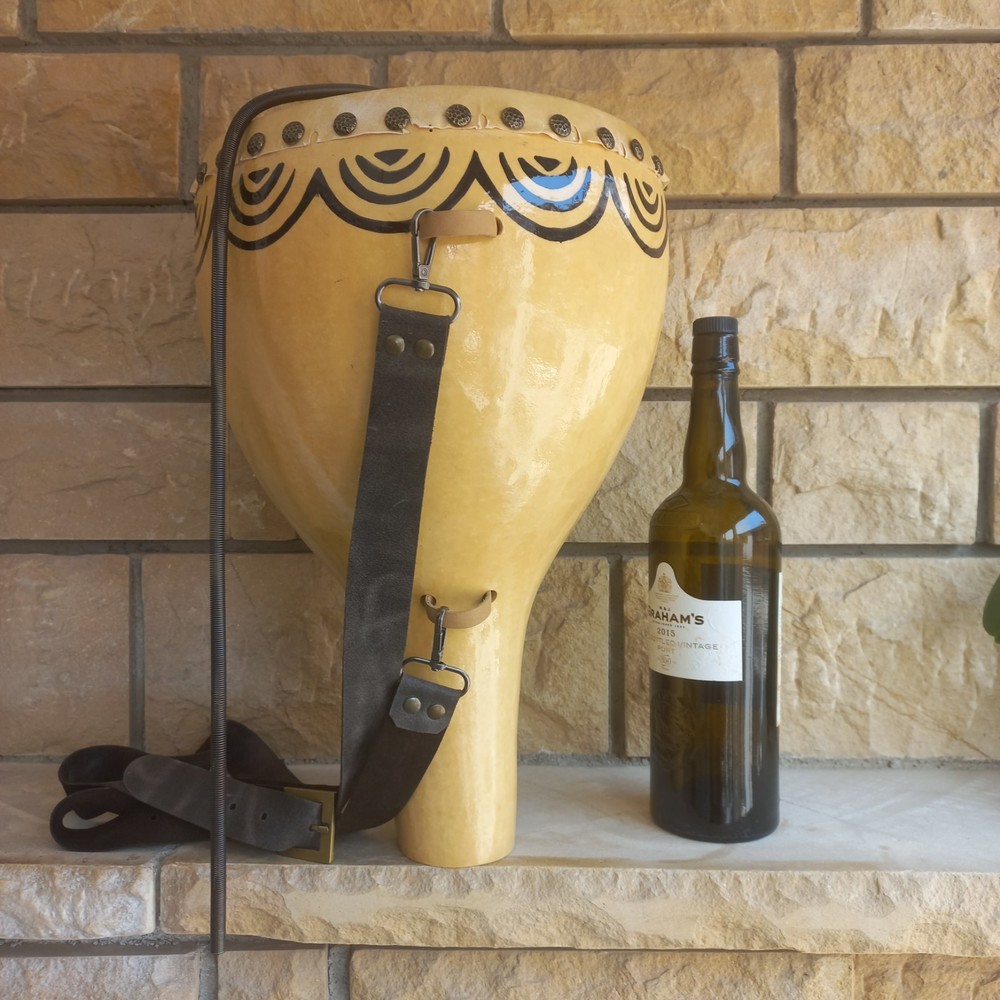 Adjustable Strap Drum - Thunder Gourd, Drum, and Udu Drum Combined
