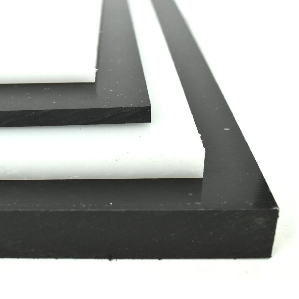 BuyPlastic Black Polypropylene Copolymer (PPC) Plastic Sheet 1/2" x 6" x 24"