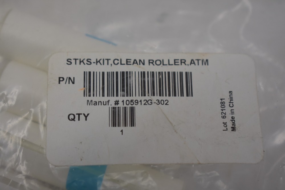 Cleaning Rollers ATM Cassette Clear Adhesive Cleaning Rollers 105912G-302 5 Pack
