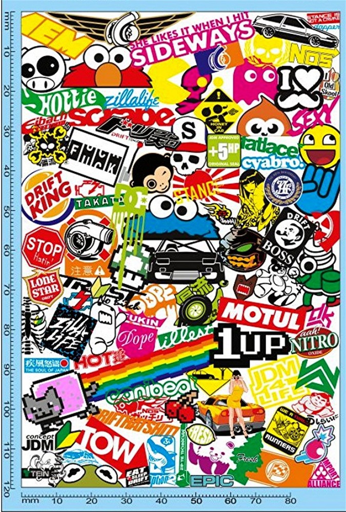 Stickerbomb / Surface Pattern No.9 Decal 1:24 Decal Decals
