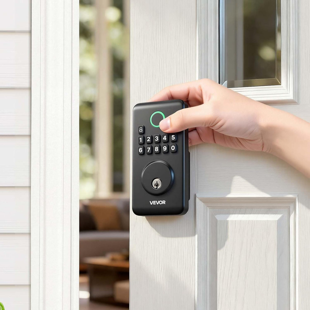 Keyless Entry Door Lock, Electronic Deadbolt with Customizable User Codes, Pione