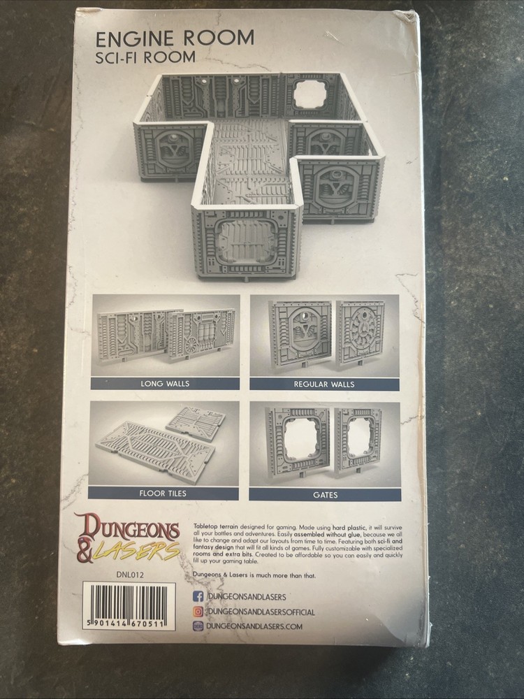 Dungeons & Lasers Expansion Set Engine Room Archon Studios NIB Sealed