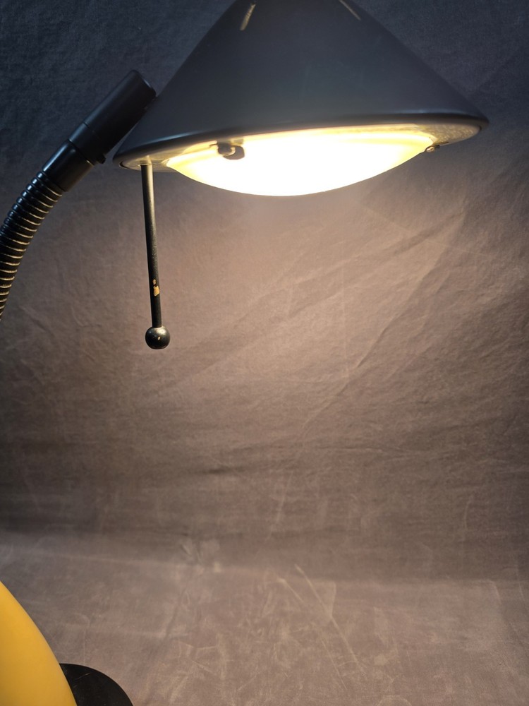 Post Modern Memphis UFO Halogen Reading Desk Lamp - WORKS!