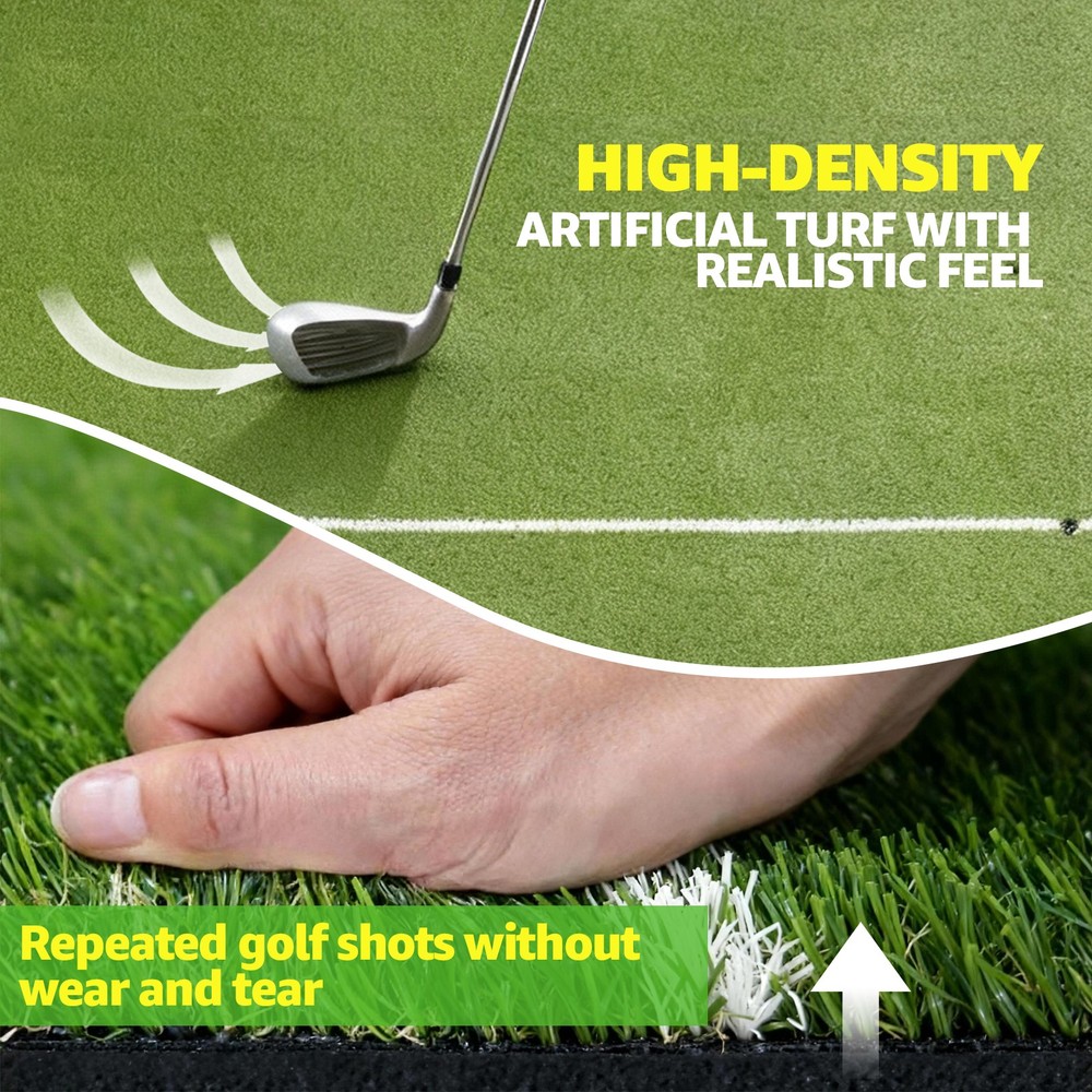 5 x 4' Artificial Indoors Outdoors Golf Training Mat Golf Hitting Mat