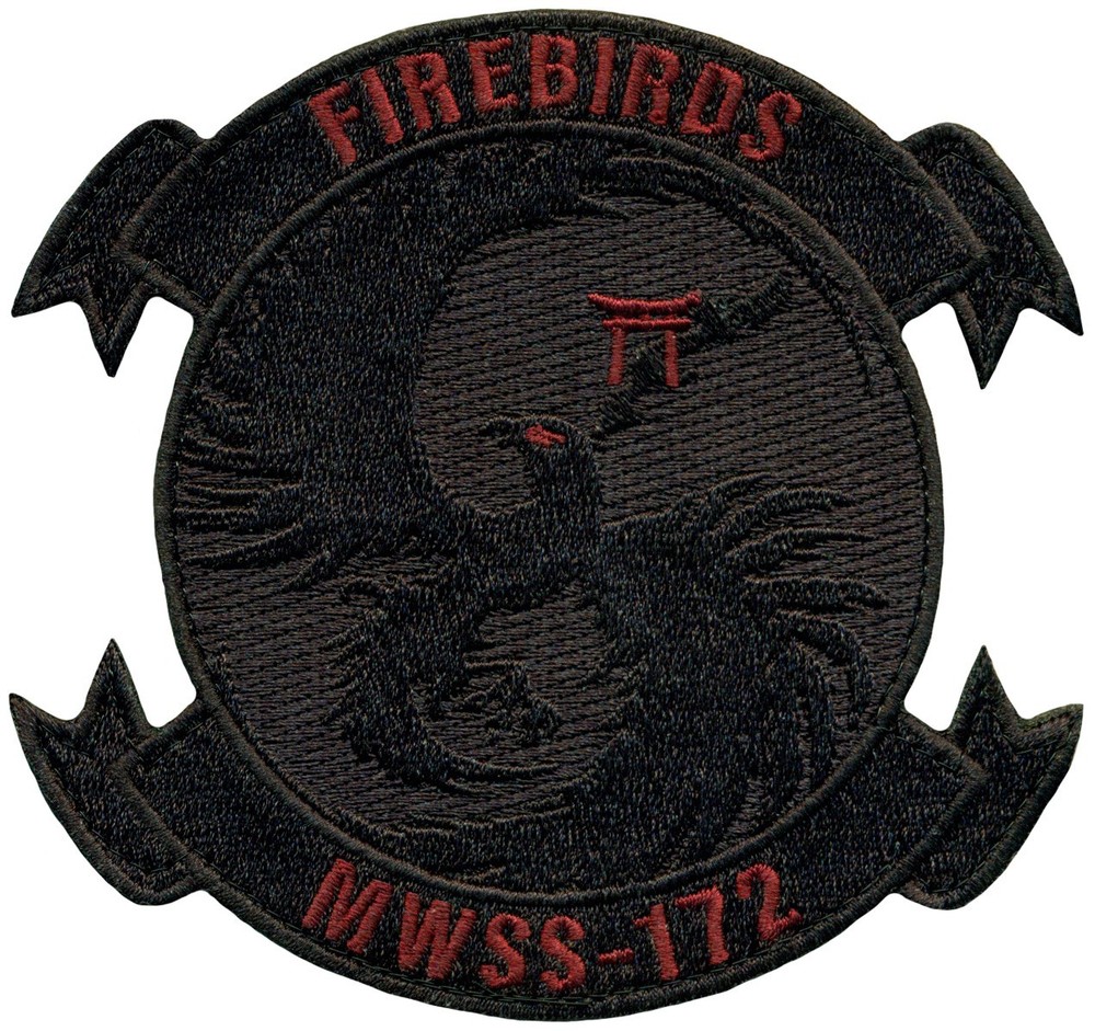 USMC MARINE WING SUPPORT SQUADRON 172 (MWSS-172) PATCH