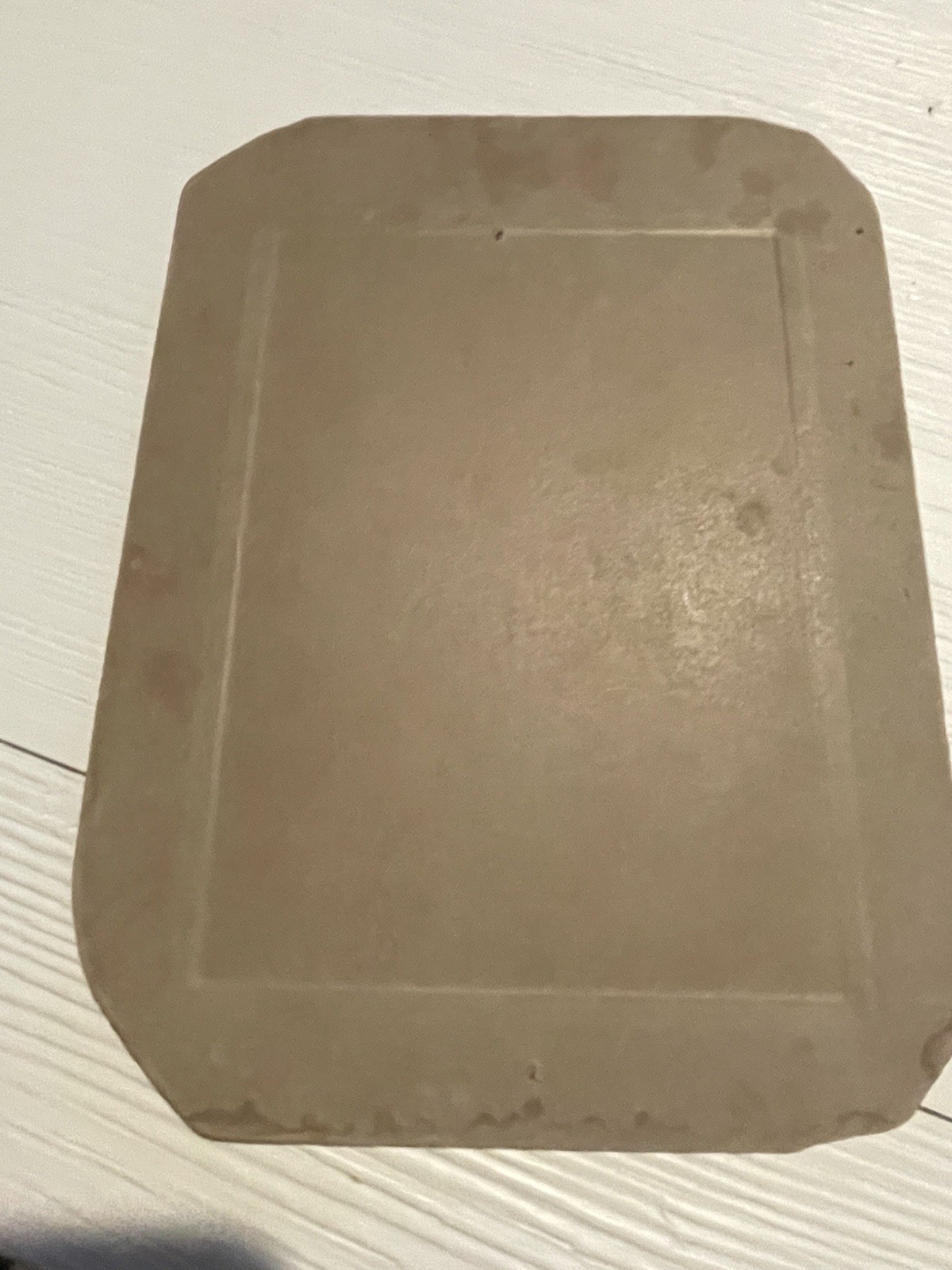 WW1 Photograph Young Military Soldier In Uniform With Medal & Hat - Sepia Color