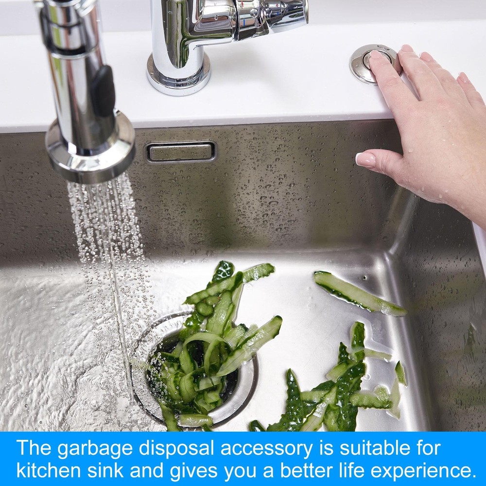 Garbage Disposal Air Button Switch 32mm Self-locking Slide