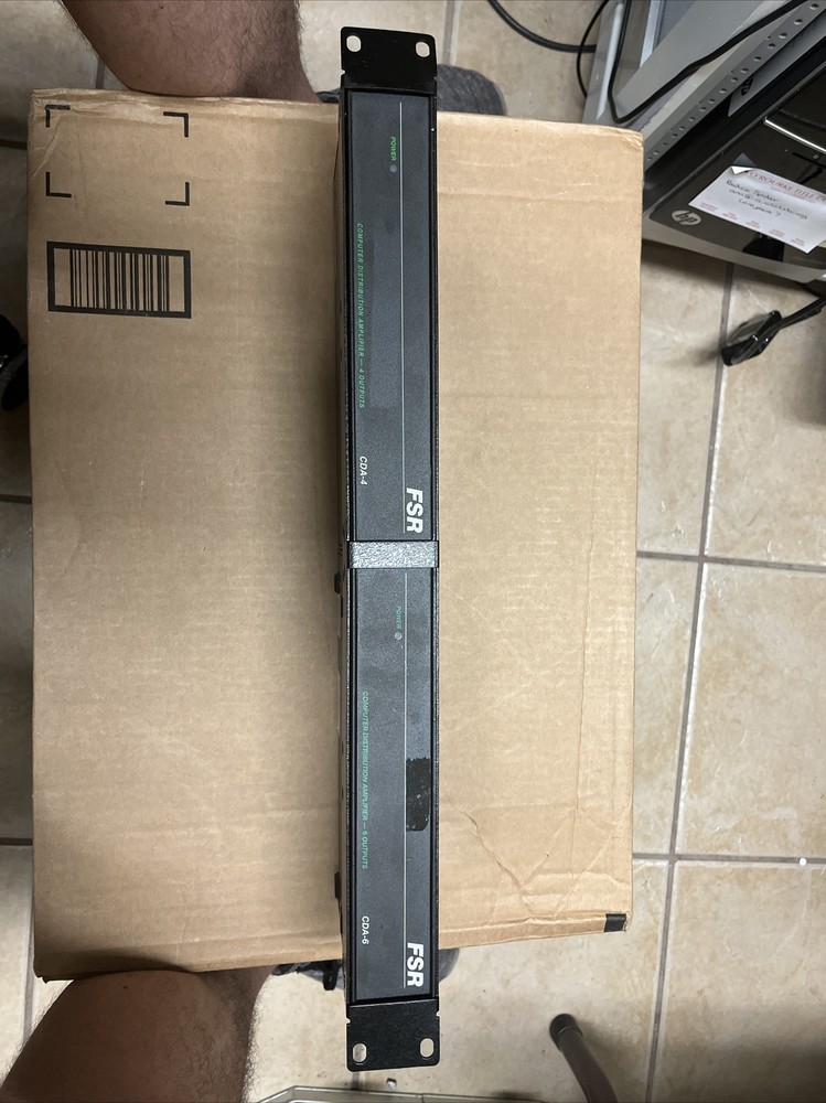 FSR Computer Distribution Amplifier - 4 Output & 6 Output mounted together