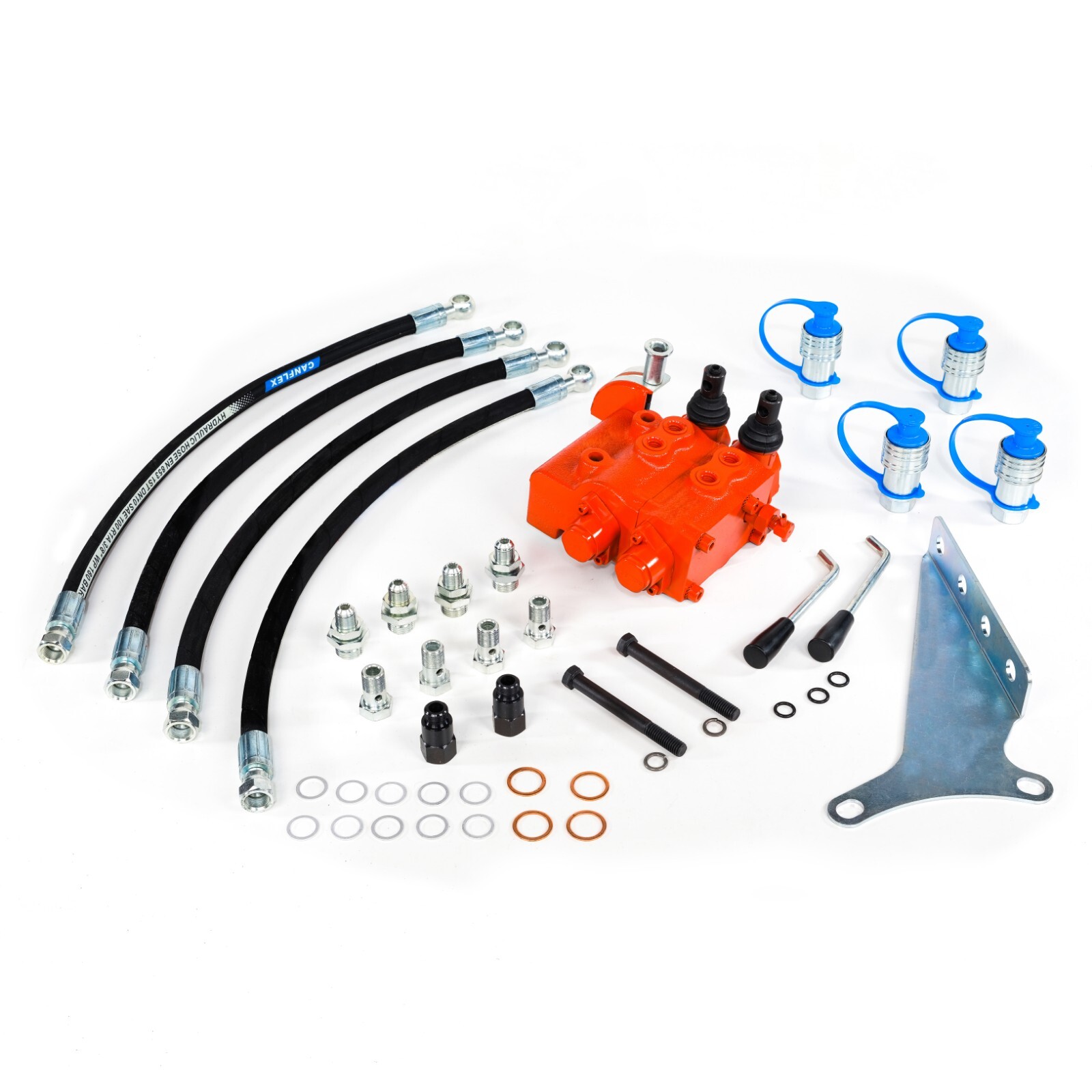 NEW Dual Hydraulic Remote Kit Massey Ferguson MF 135 150 230 231 240 245 250 253