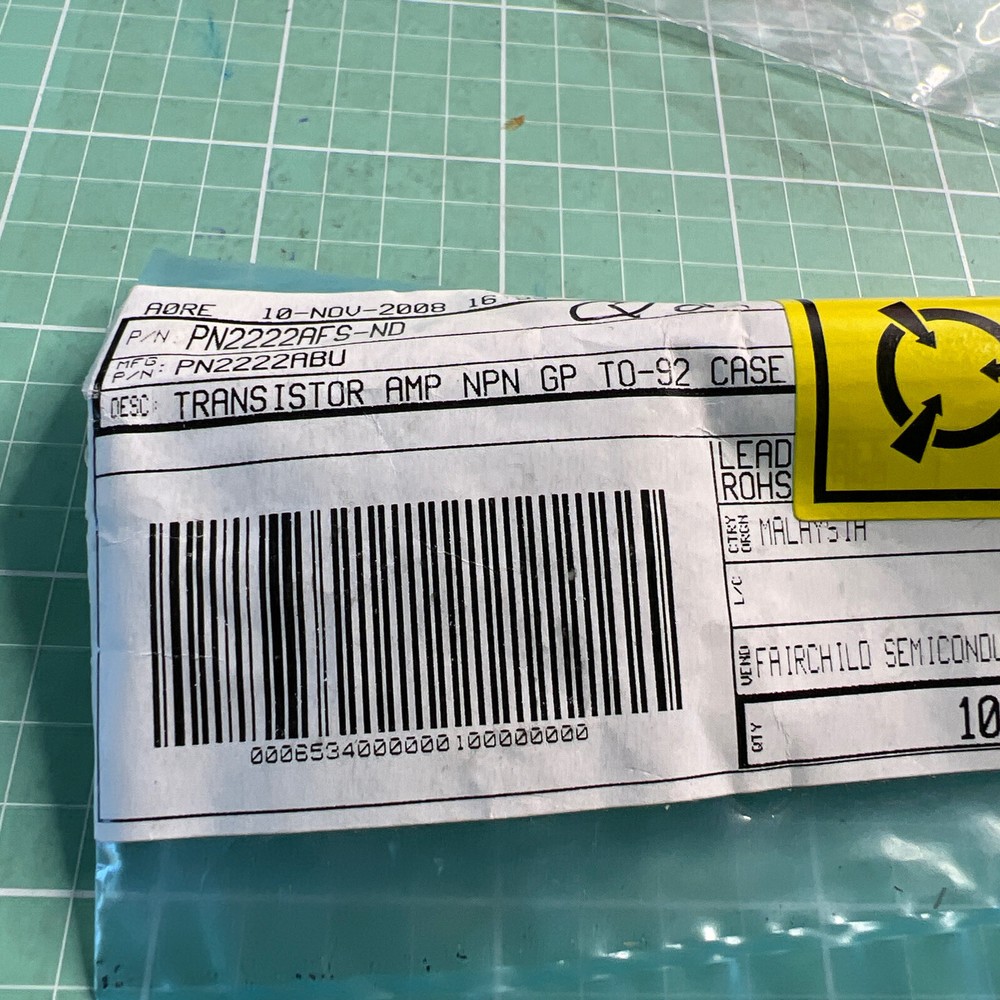 2N2222A Transistor (10 PCs)FAIRCHILD