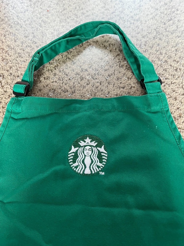 Starbucks Aprons(Green)-Used- All 4 Authentic