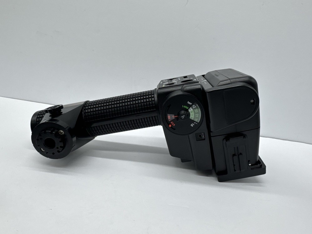 Sunpack Auto 522 Thyristor Handle Mount Camera Flash With Bracket Vintage