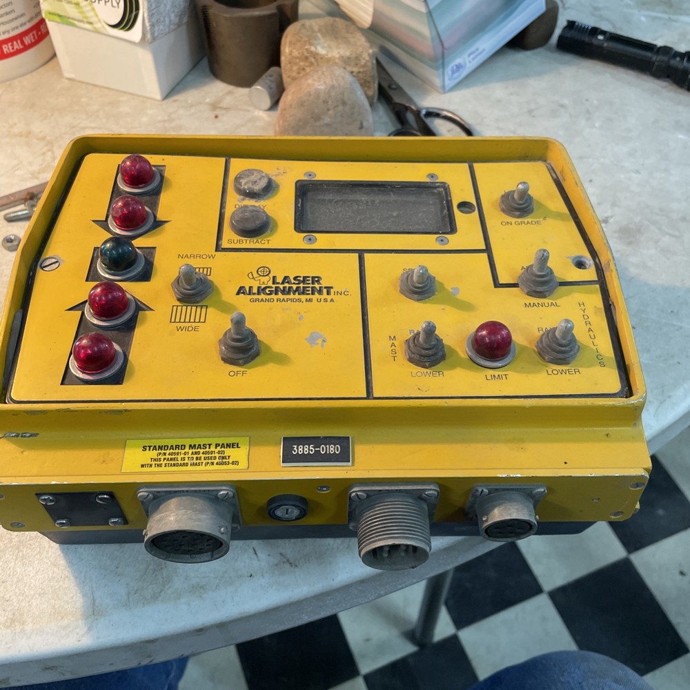 Laser alignment master panel