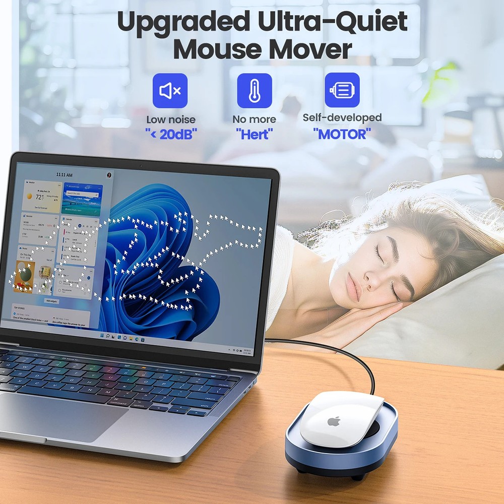 Virtual Mouse Mover Anti-sleep Automatic Movement To Prevent Computer Lock Scree