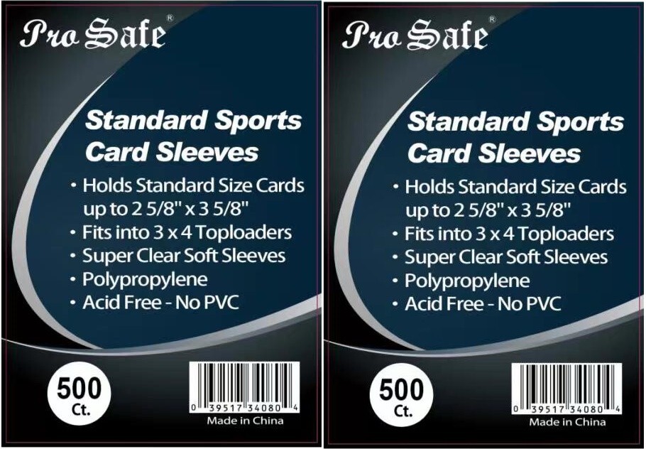 10000 Card Sleeves, 1 CASE PENNY Sport Trading Card Sleeves, Standard Size