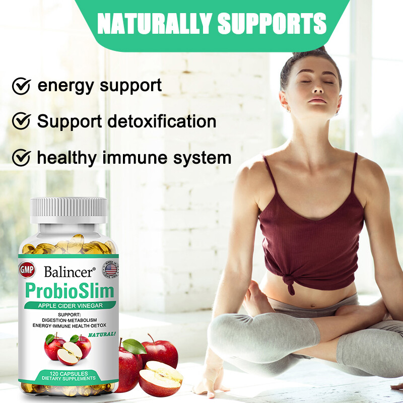 Force Factor Probiotics+Apple Cider Vinegar Capsules with Vitamins and Prebotics