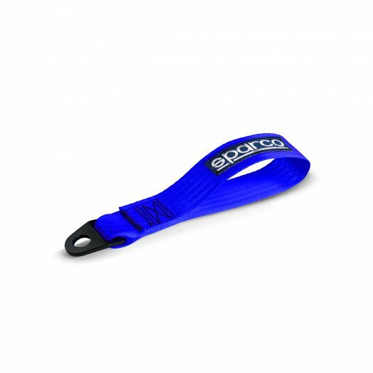 SPARCO TOWING BELT HOOK IN BLUE FABRIC